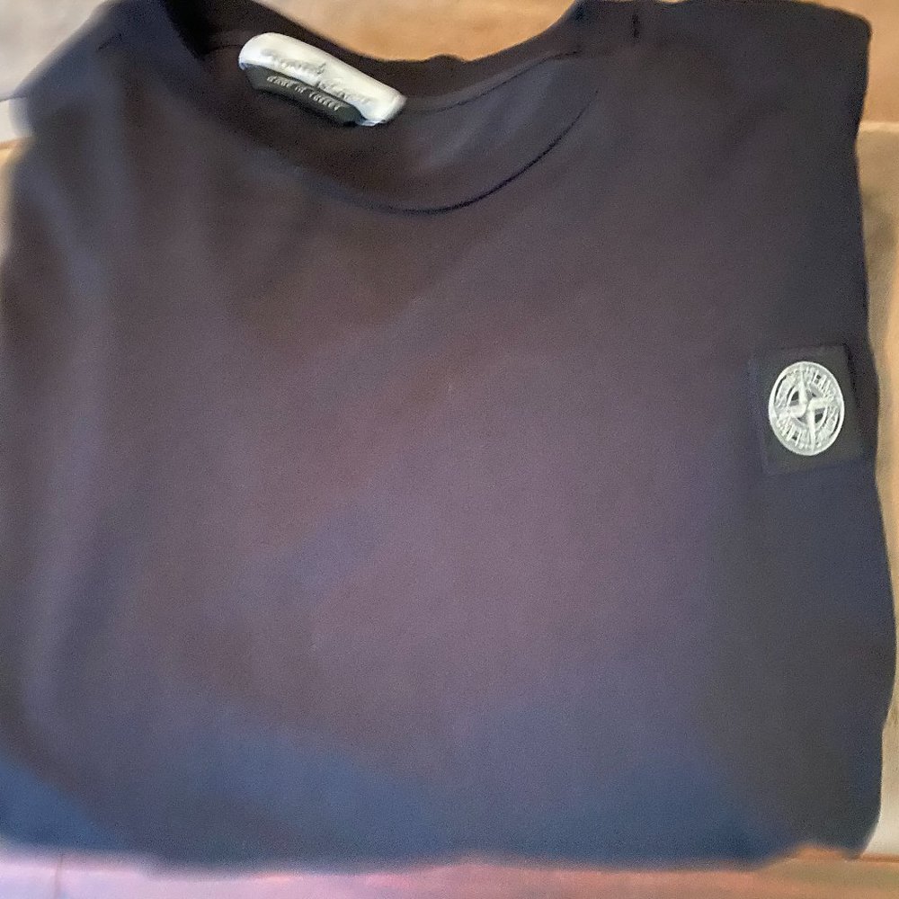 Stone Island Black Tee (M)